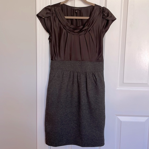 Vintage style dress, satin top and knit bottom, great condition, size 4 - Picture 1 of 7